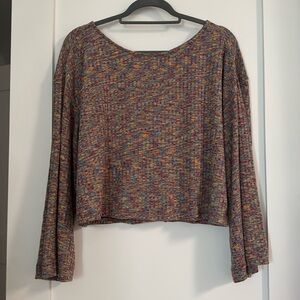 FREE PEOPLE MUTICOLORED TOP WITH OPEN BACK